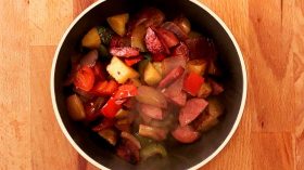 Simple Turkey Sausage Skillet Recipe